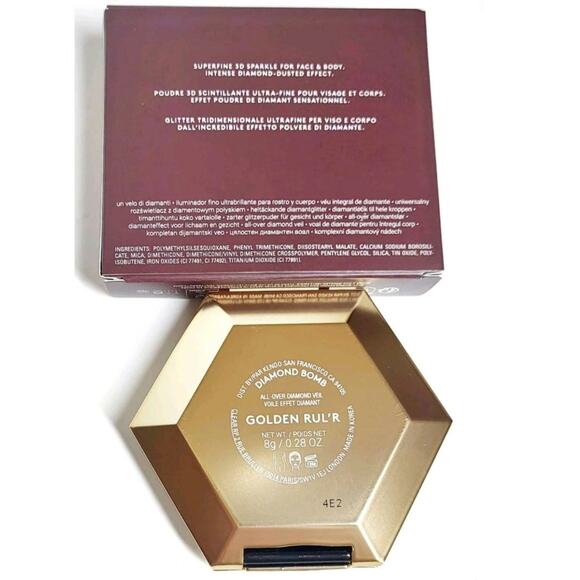 Fenty X Arcane Collection Diamond Bomb All-Over Diamond Veil Golden Rul'r NIB - Picture 15 of 15